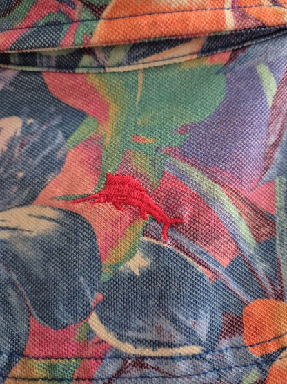 Electric Marine Tommy Bahama Bloomio Fifty Four Polo Shirt
