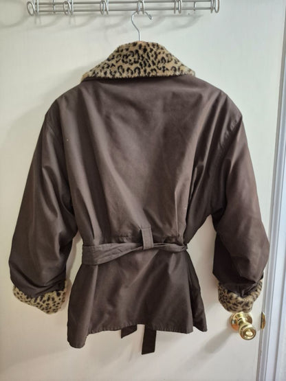 Brown Andrew Marc Utility Jacket, M
