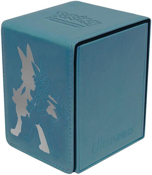Blue Ultra Pro Pokemon TCG Supplies - Alcove Flipbox - Lucario