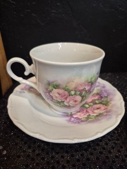 White Haas & Czjzek Tea Set, 8 piece