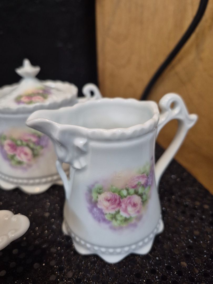 White Haas & Czjzek Tea Set, 8 piece