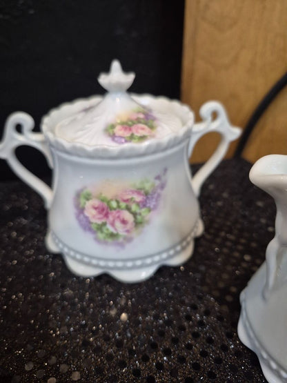 White Haas & Czjzek Tea Set, 8 piece