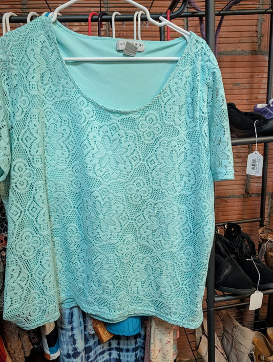 Sag Harbor teal top