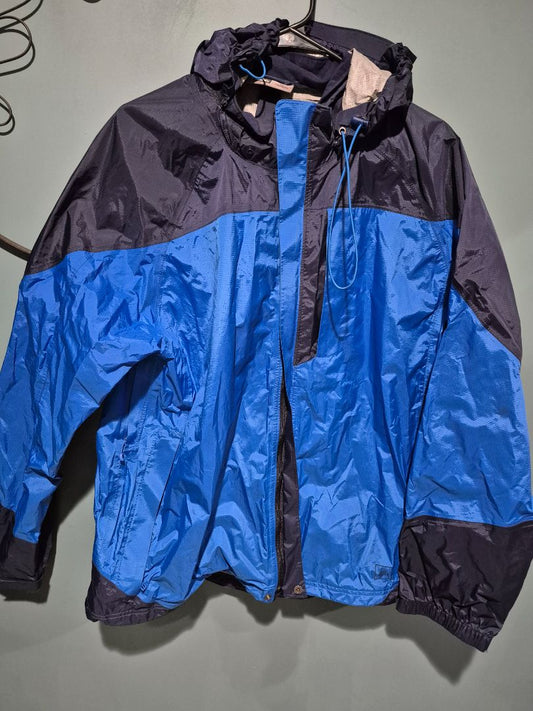 Blue/Black REI Raincoat, XL