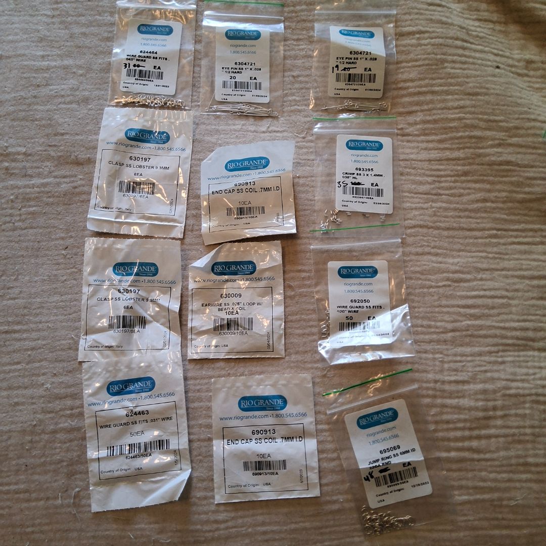 Rio Grande Sterling Silver Jewelry making pieces