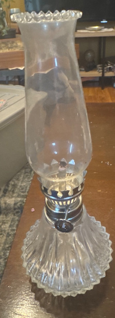 Small Crystal Oil Lamp