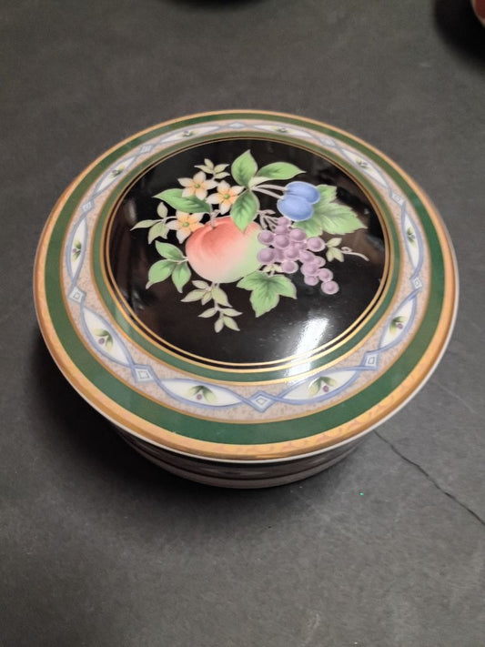 Mikasa Trinket box- orchard fruit