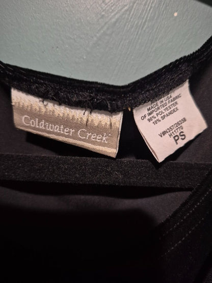 Black w/Wine Coldwater Creek Dress, PS