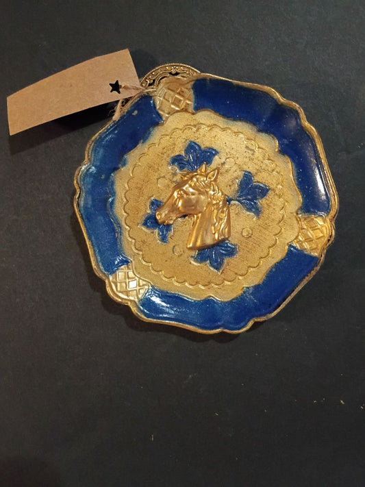 Vintage Italy Horse Tray