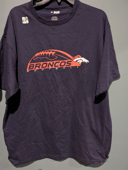 Navy Broncos T-Shirt XL