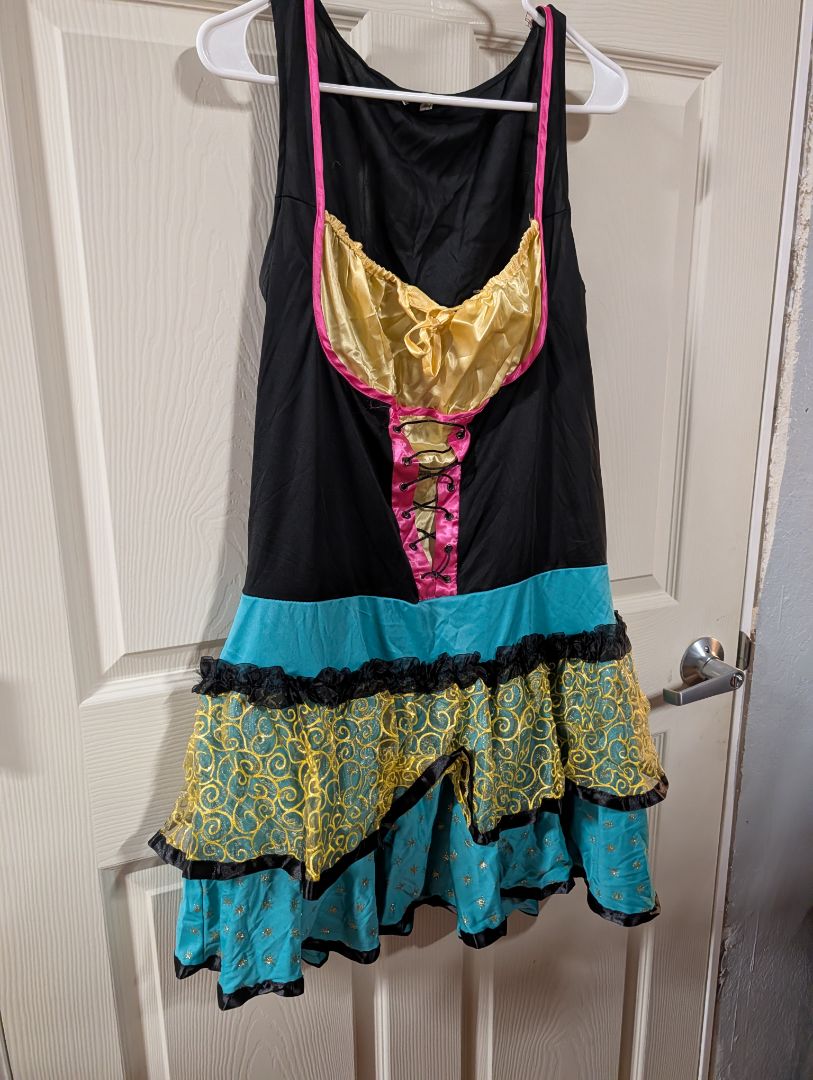 Mystical Gypsy  Costume Dress, LG