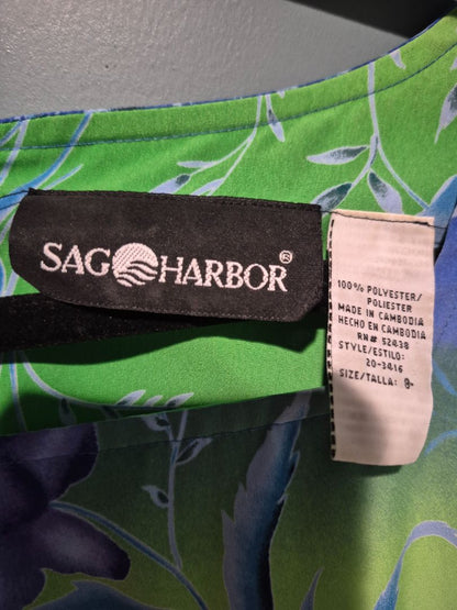 Green/Blue Sage Harbor Dress, 8