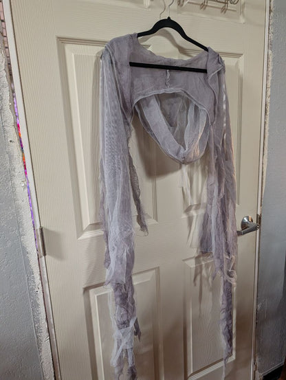 Haunting Beauty Ghost Dress & Hood, LG