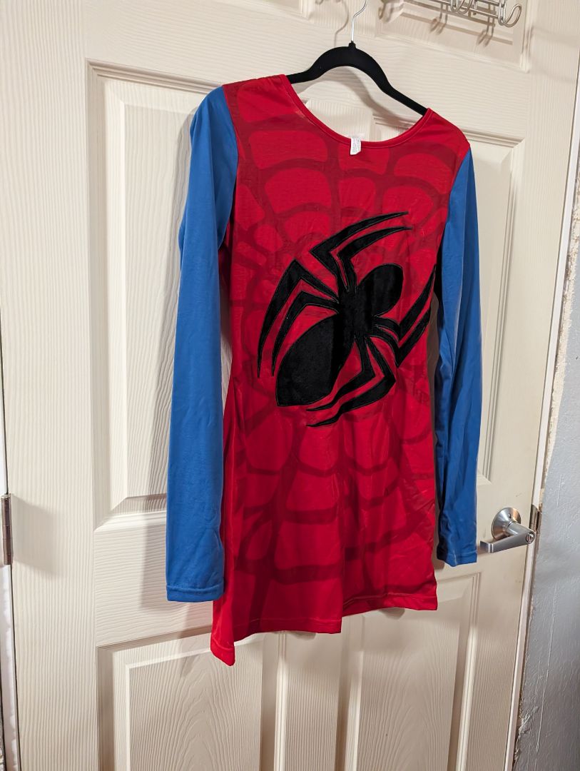 Spider-Girl Long Sleeve Dress, LG
