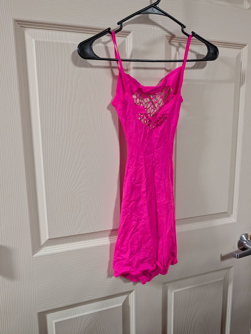 Pink Rave Dress, LG