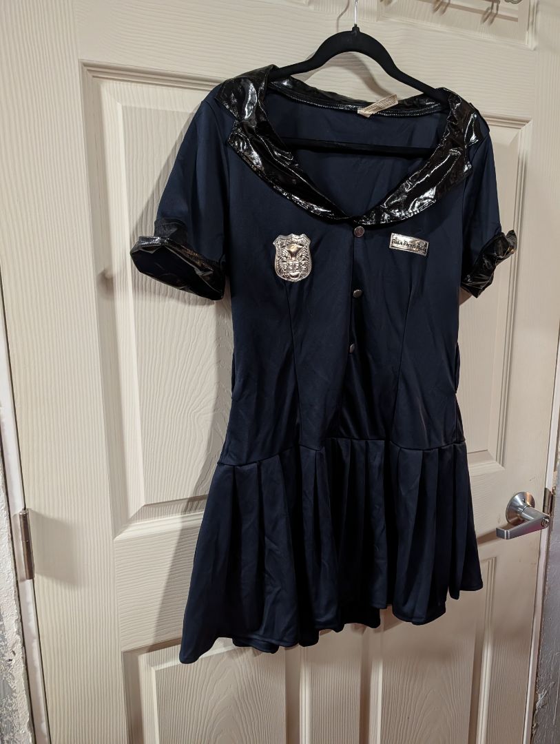 Police Costume Dress, Large