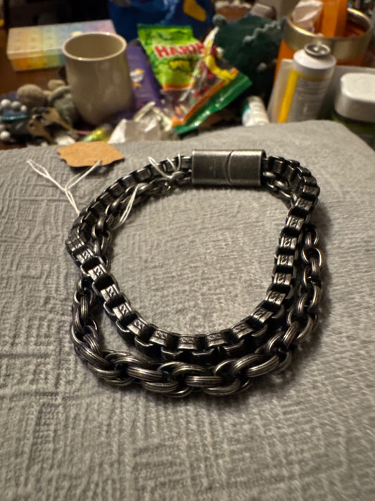 Men’s Dual Chain Bracelet