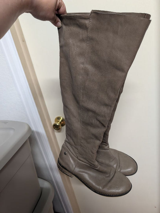 Brown Knee High Boots, 8