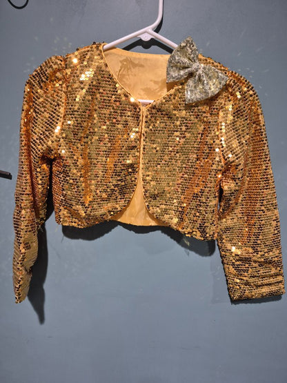 Gold  Sequined Jacket