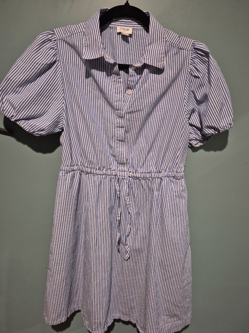 Blue/White Striped J. Crew Dress, 2