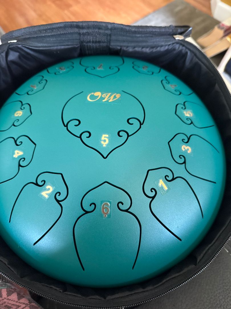 OcarinaWind Steel Tongue Drum, 12 in