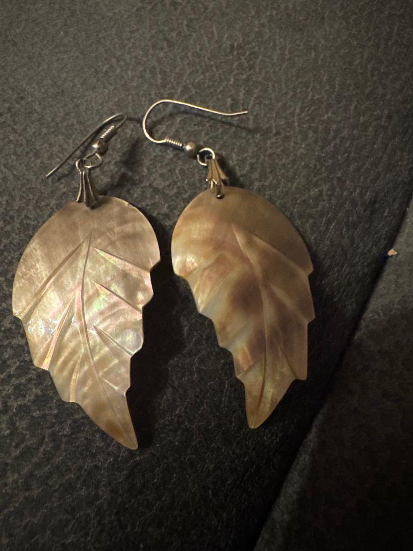 Feather Shell Earrings