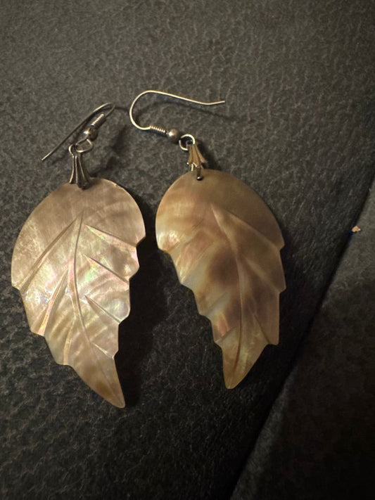 Feather Shell Earrings