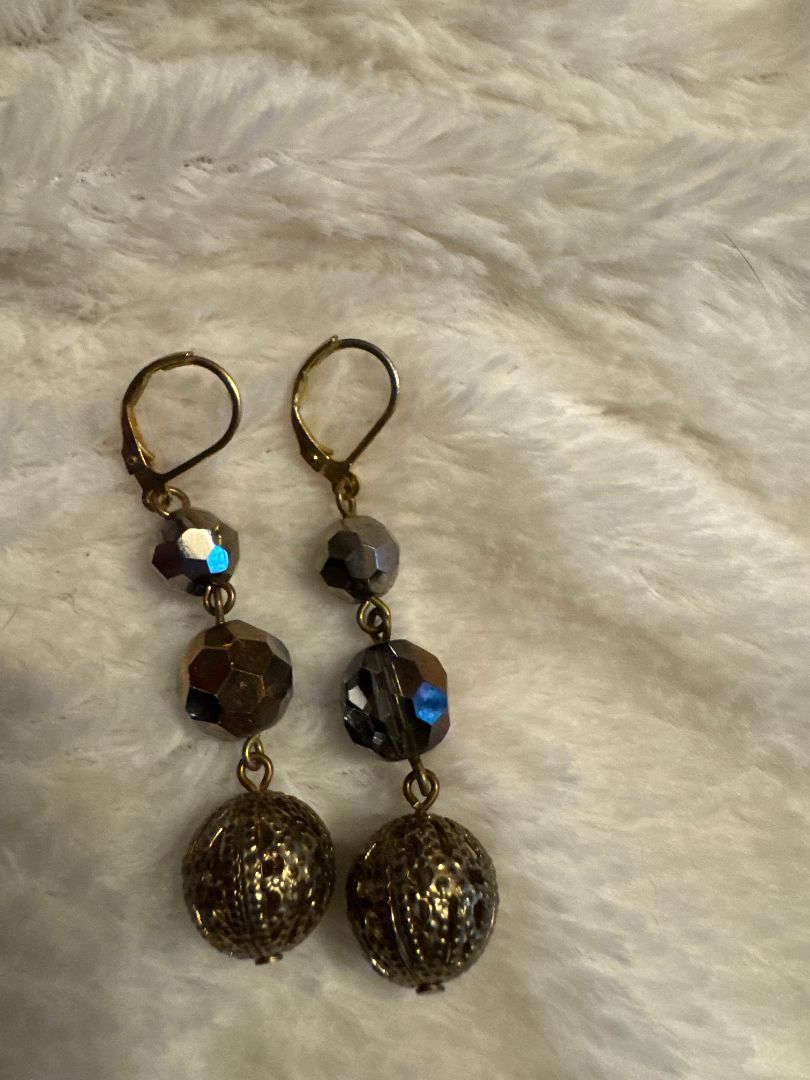 Trisphere Dangle Earrings