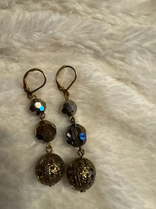 Trisphere Dangle Earrings