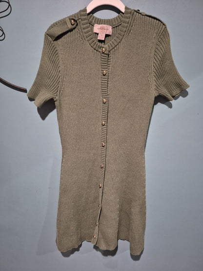 Army Green French Connection Dress, S