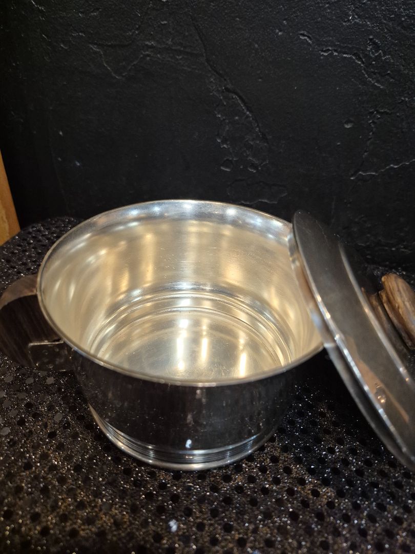 Eucuis Art Deco Silver Plated Suger Bowl