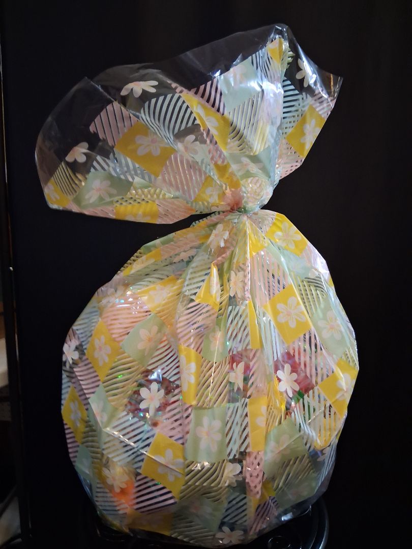 Colorful Handcrafted Mystery Easter bag, medium