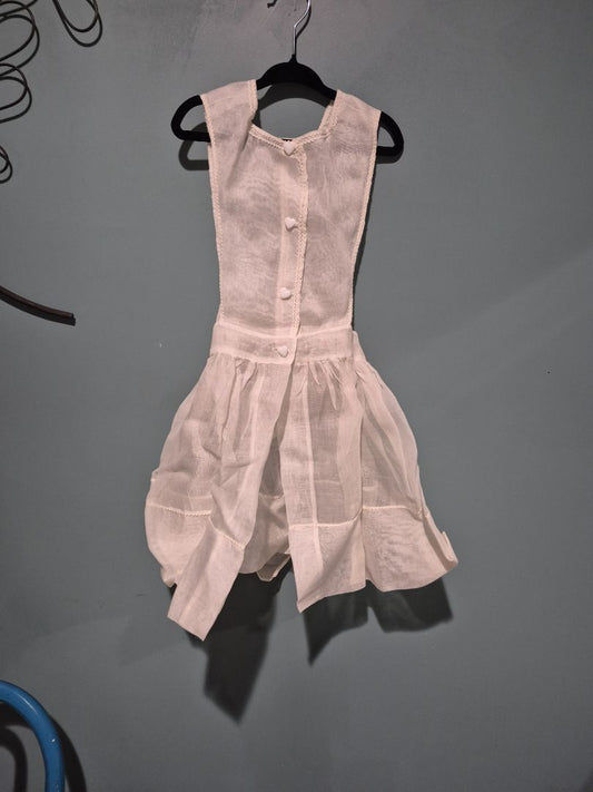 Ivory Vintage Dress Cover Piece, Child