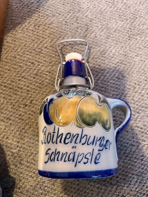 German handmade schnapps jug