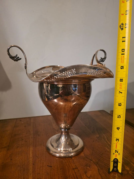 Antique silver plated centerpiece