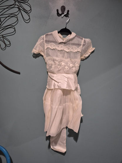Vintage 1930's Dress with Under Slip Child size