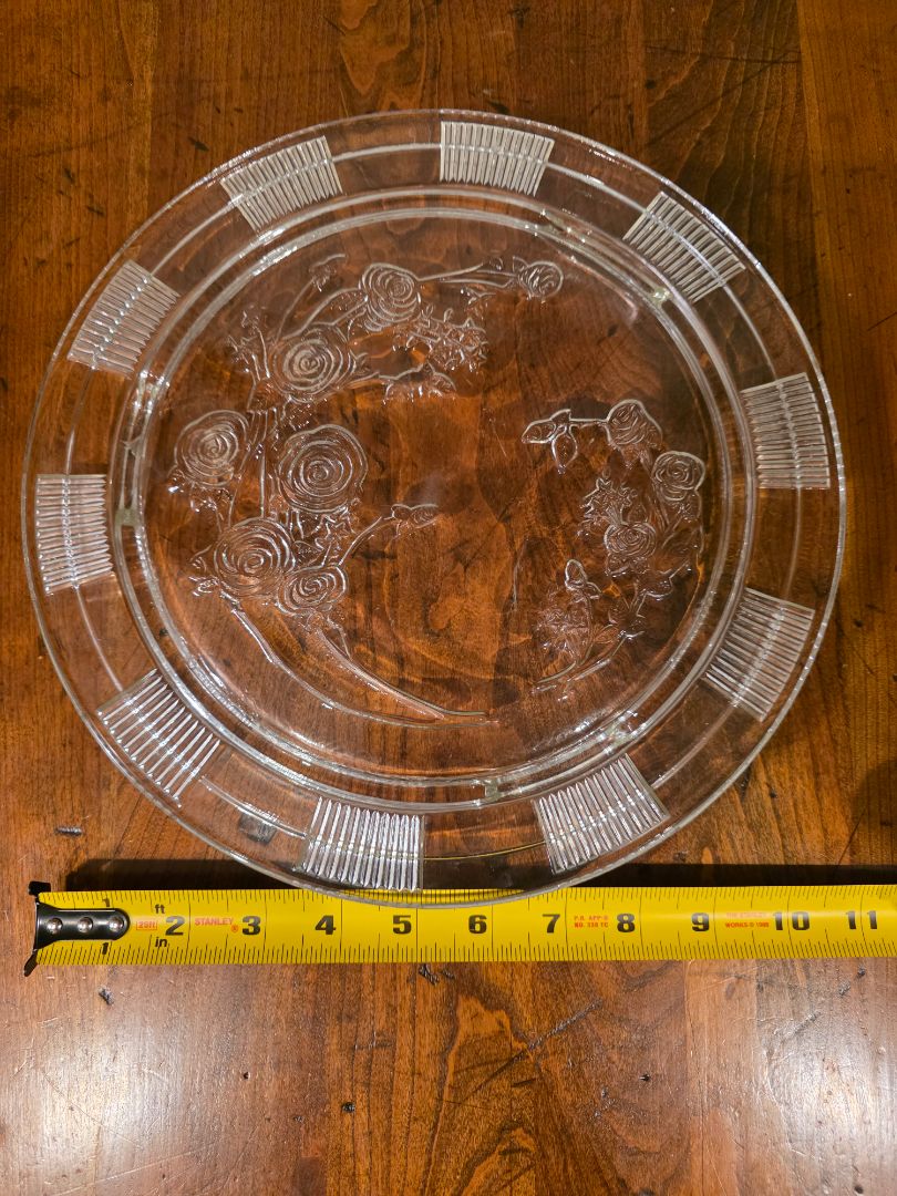 Rose Platter, 11"
