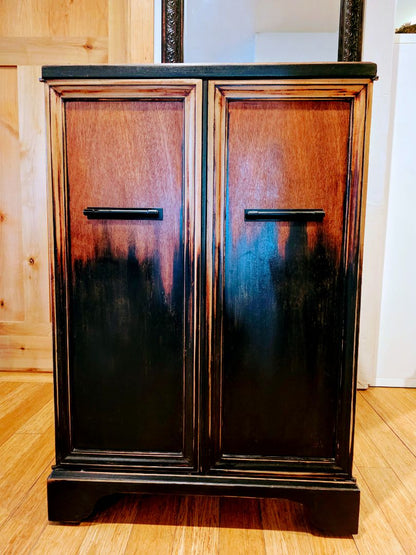 Antique Radio Cabinet to WineBar, 22.5"x 26" & 39" tall