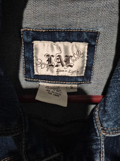 Dark Wash Live A Little Denim Jacket, S