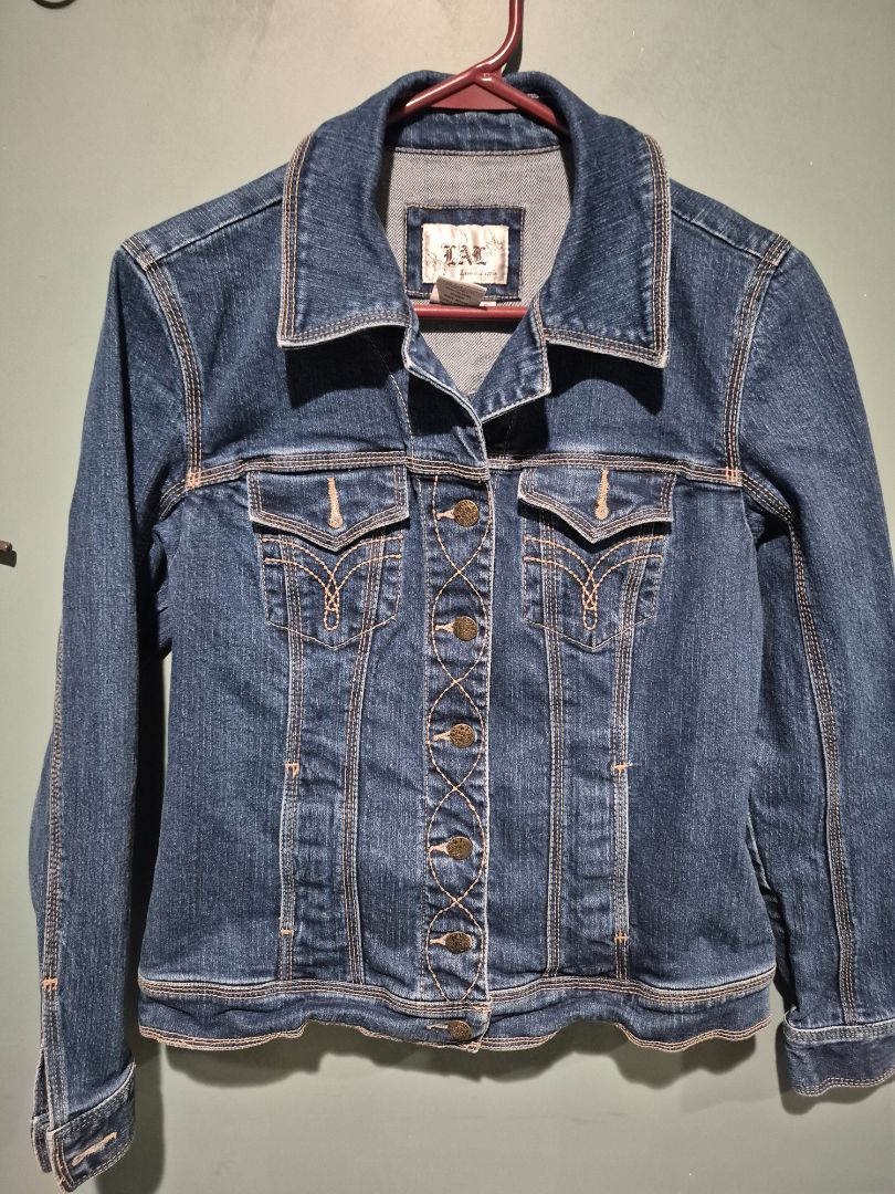 Dark Wash Live A Little Denim Jacket, S