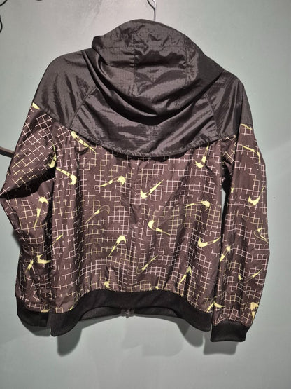 Black, w/neon green icons Nike Jacket, XL Youth