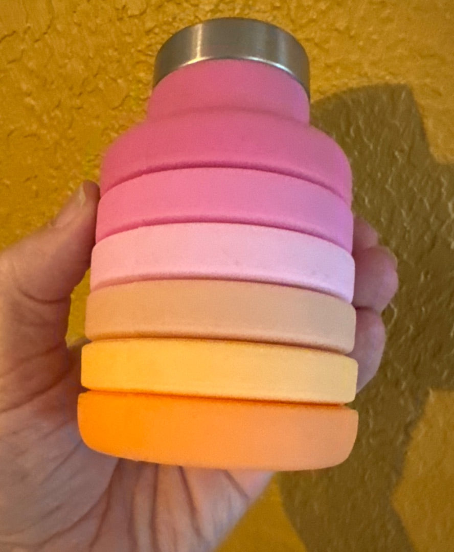 Ombré Expandable Silicone Water Bottle