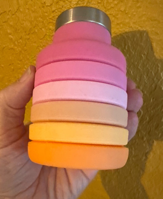 Ombré Expandable Silicone Water Bottle