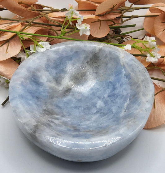 Blue Calcite Bowl Stones