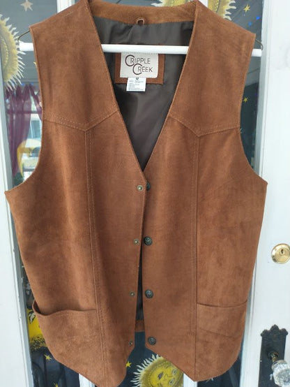 Suede Vest Cripple Creek