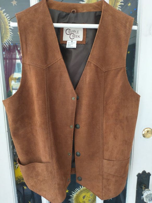 Suede Vest Cripple Creek