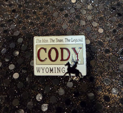 Cody Wyoming Lapel Pin Buffalo Bill