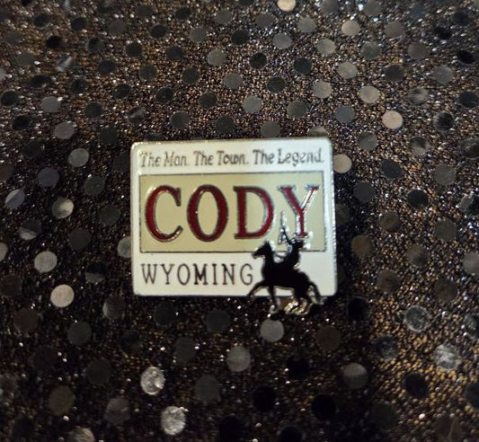 Cody Wyoming Lapel Pin Buffalo Bill