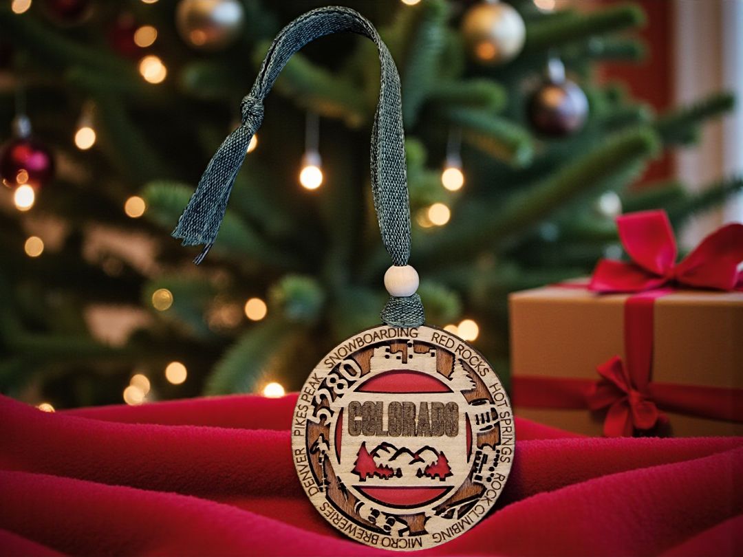 Colorado Adventure Ornament, 3 Inches Round