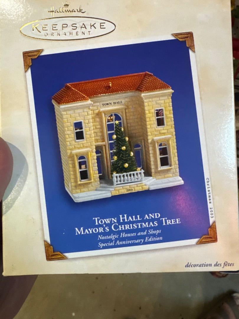 Town Hall Hallmark Keepsake Ornament